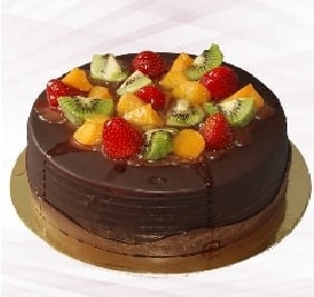 9-12 Kişilik Büyük Boy Taze Meyveli Pasta