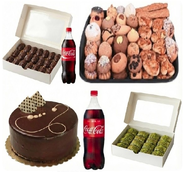 Fıstıklı Baklavalı 6-9 Kişilik Pasta Menüsü