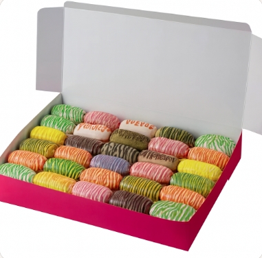 Karışık Ekler Pasta 2 Kg Özel Reçeteli Çikolatalı ve Meyveli 2000 gr Ekler