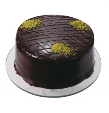 Şık Kutlama Pastası 6-9 Kişilik Çikolatalı